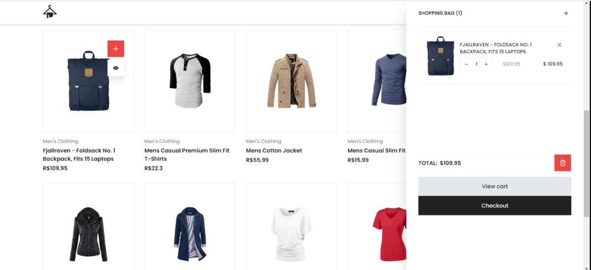 Imagem do projeto E-commerce